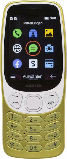Nokia 3210 Dual-SIM Handy mit Tasten Y2K Gold