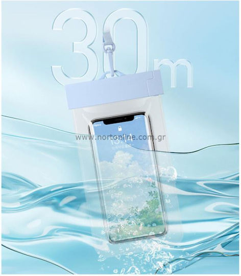 iNOS Αδιάβροχη Θήκη έως 6.9" Διάφανο Γαλάζιο N64876