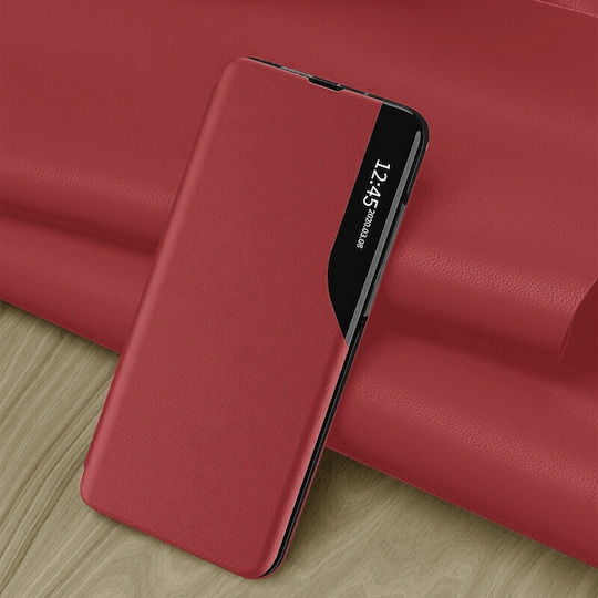 Techsuit Efold Back Cover Δερματίνης Μαγνητικό Κόκκινο (Samsung Galaxy S25 Ultra - Techsuit)