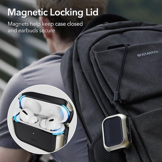 ESR Orbit Hybrid Halolock Θήκη Σιλικόνης σε Μαύρο χρώμα για Apple AirPods Pro 2