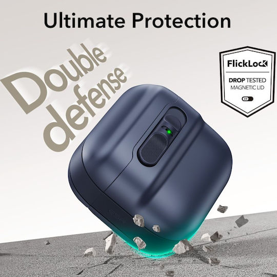 ESR Halolock Magsafe Case Plastic in Blue color for Apple AirPods 4