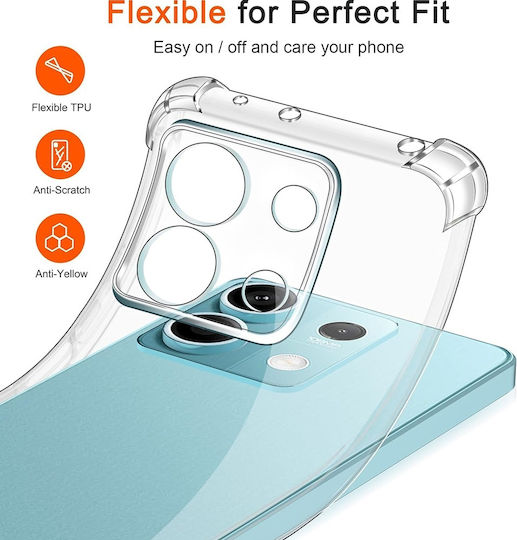 Techsuit Shockproof Clear Umschlag Rückseite Silikon Transparent (Xiaomi 15)
