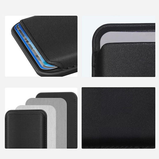 Tech-Protect MagSafe Θήκη Καρτών Magwallet σε Μαύρο χρώμα