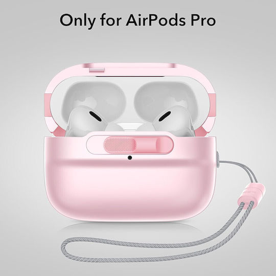 ESR Pulse Magnetic HaloLock Θήκη Πλαστική σε Ροζ χρώμα για Apple AirPods Pro