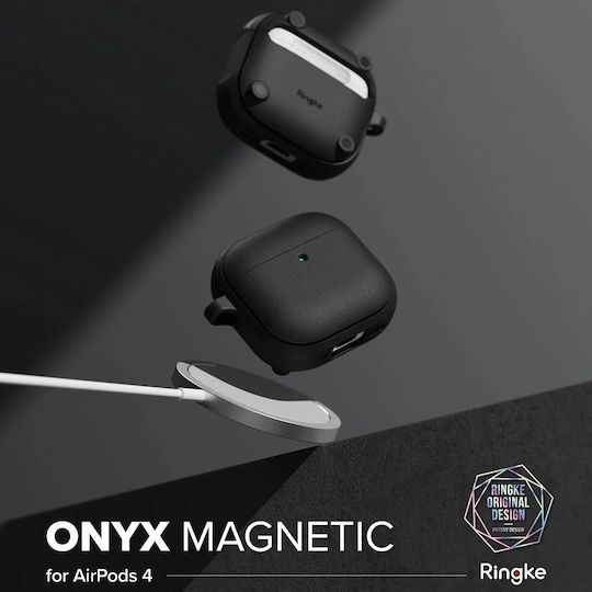 Ringke Onyx Case Silicone in Black color for Apple AirPods 4