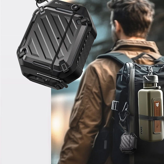 Supcase Unicorn Beetle Θήκη σε Μαύρο χρώμα για Apple AirPods 4