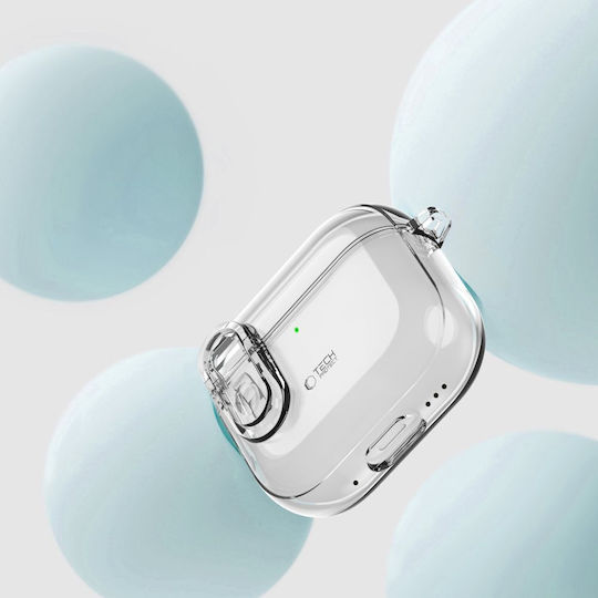 Tech-Protect Slim Hook Hülle Kunststoff mit Haken Clear für Apple AirPods 4