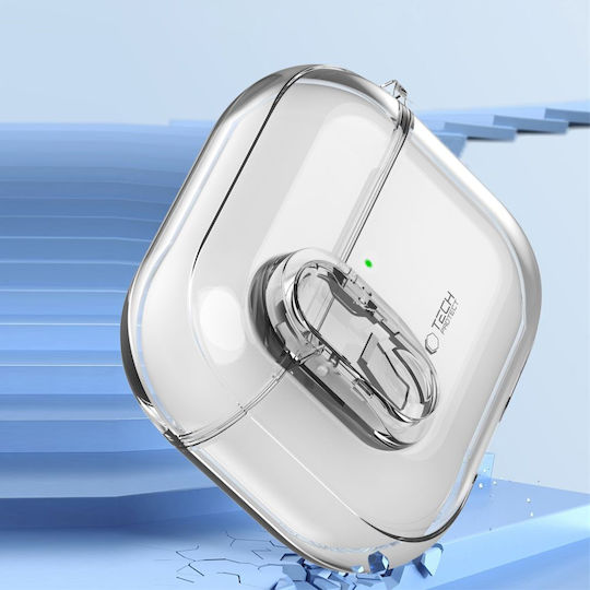 Tech-Protect Slim Hook Hülle Kunststoff mit Haken Clear für Apple AirPods 4