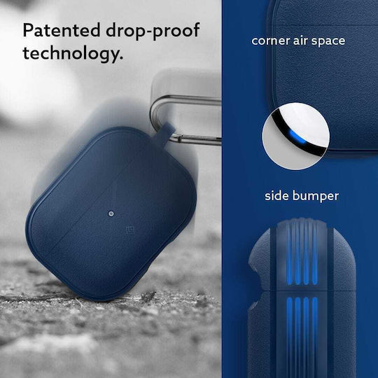 Caseology Vault Husă cu cârlig în culoarea Albastru marin pentru Apple AirPods Pro