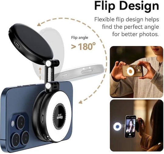 Ulanzi Selfie Flash Lm19 σε Λευκό χρώμα