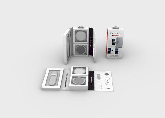 Rolling Square Edge Full Kit Σετ Στήριξης Φόρτισης Κινητού Edge Light Basalt Grey Ekit01r