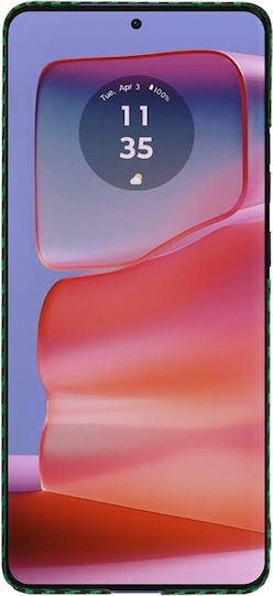 Techsuit Carbon Back Cover Σιλικόνης Πράσινο (Motorola Edge 50 Pro)