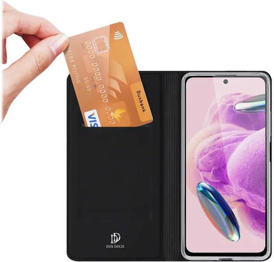 Dux Ducis Skin Pro Book Piele artificială Albastru (Redmi Note 12S)
