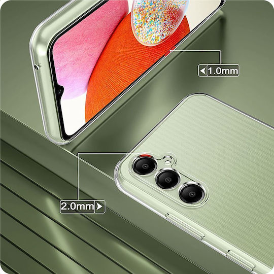 Tech-Protect Flexair Back Cover Silicone Transparent (Moto G35)