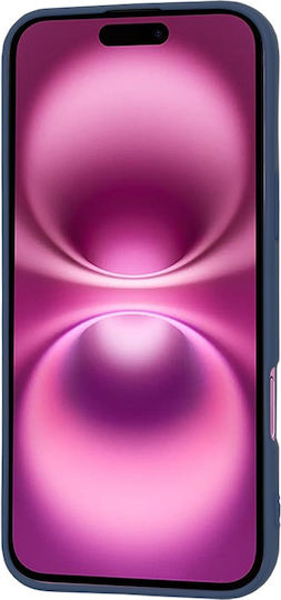 Techsuit Softflex Back Cover Silicon Albastru marin (iPhone 16 Plus)