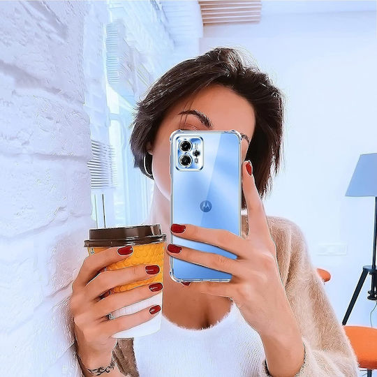 Techsuit Shockproof Clear Silicone Motorola Moto G35 Clear