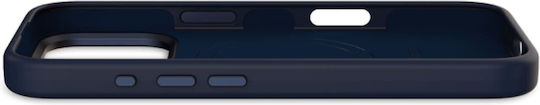 Decoded Umschlag Rückseite Silikon 1.2mm Marineblau (iPhone 17 Pro / iPhone 16 Pro)