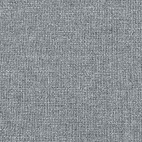 Double Bed Upholstered with Fabric Light Gray with Slats and Mattress 160x200cm 3313168