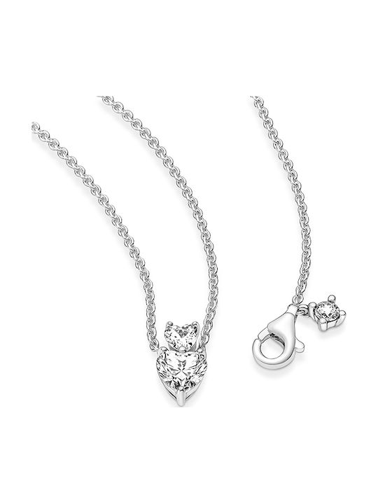 Pandora Double Necklace Made of Steel Pandora Double Necklace Made of Steel