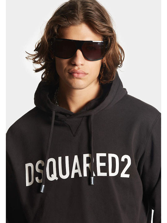 Sweatshirt with Hood Black