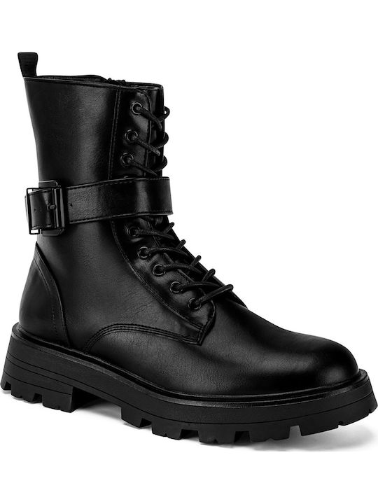 Stiefeletten Damen Schwarz
