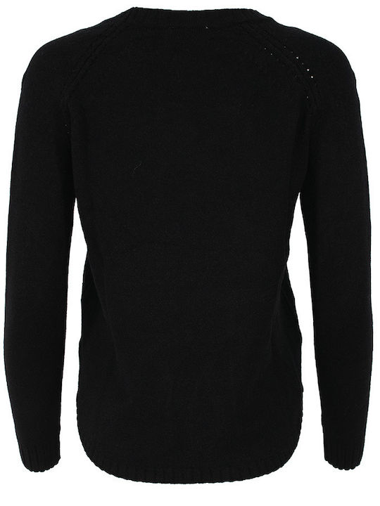 Women's Long Sleeve Sweater Black