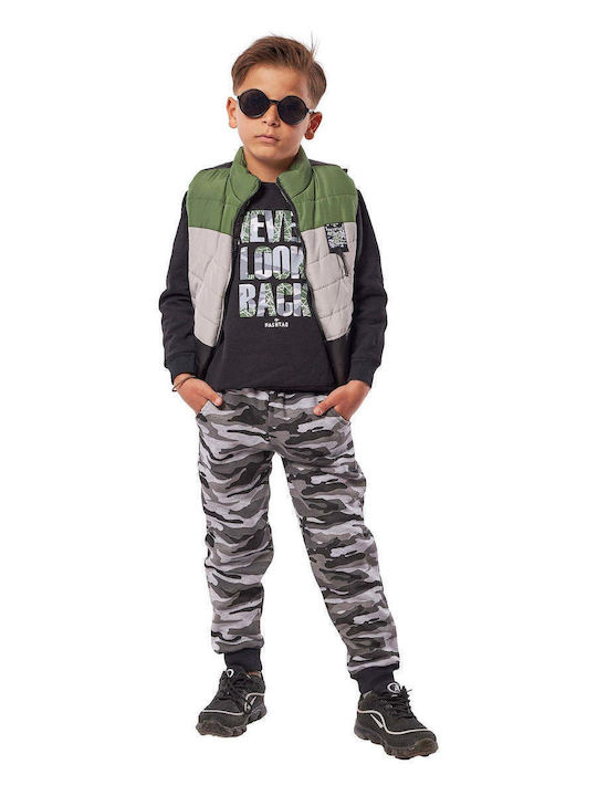 Kinder Trainingsanzüge Mit Bluse Grün 3 Stück