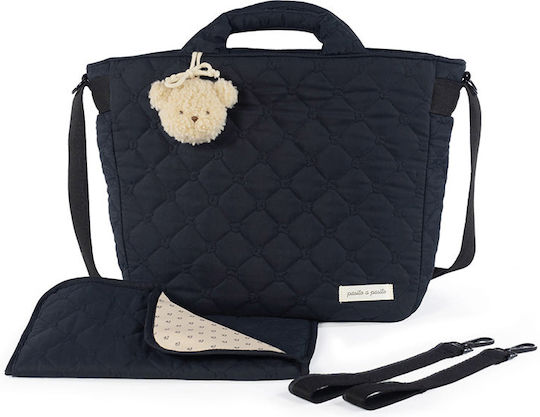 Pasito a Pasito Diaper Bag Black 29x11x43cm.