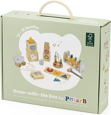 Viga Toys Stacking Toy made of Wood for 18++ Months