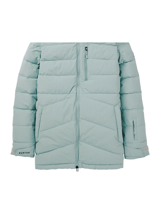 Kurz Damen Puffer Jacke Wasserdicht für Winter Türkis