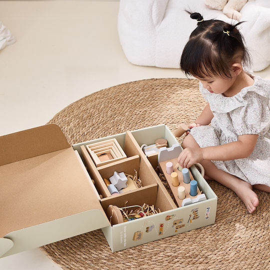 Viga Toys Stacking Toy made of Wood for 18++ Months