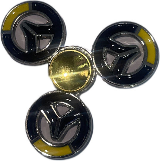 Fidget Spinner Schwarz Stück Antistress Friedenszeichen