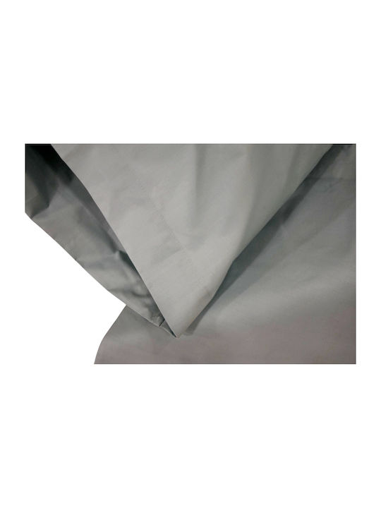 Decotelia Duvet Cover Set Cotton Queen with 2 Pillowcases 220x240 Grey