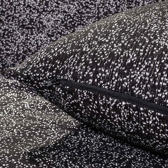 Bed&Bath Decorative Pillow Case Made of 100% Cotton Black & White 30x50cm