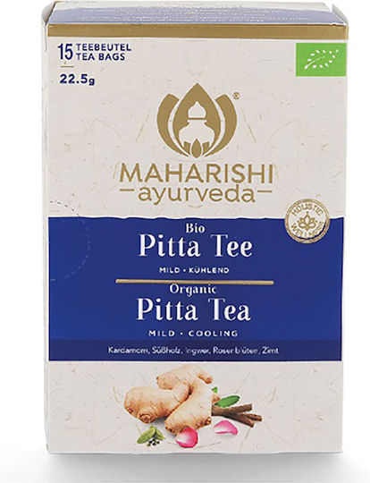 Maharishi Ayurveda Bio Herbal Tea Pitta Βιολογικό Τσάι Βότανα Pitta 15 Φακελάκια Τσαγιού