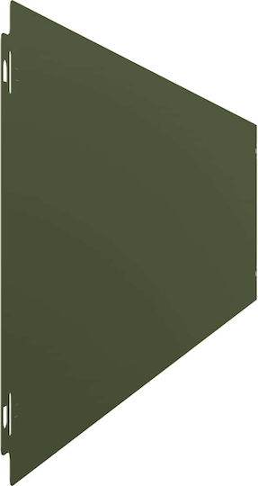 vidaXL Metal Garden Border in Silver Color 1.03m x 20cm