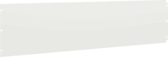 vidaXL Metal Garden Hedge in White Color 1.03m x 25cm 20 Pieces