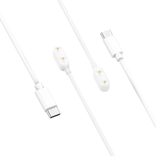 Band Зарядно за Huawei Band 9, Huawei Band 9 NFC Бялς