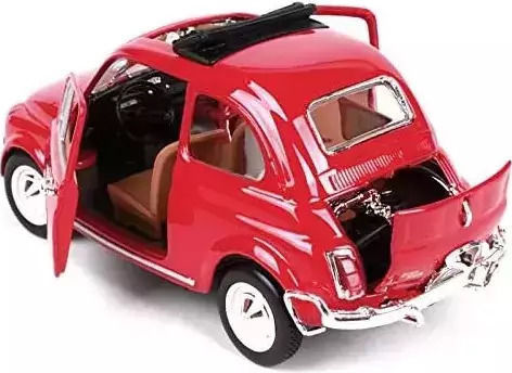 Bburago Car Fiat 500L 1968 Red 1:24 For 3+ Years