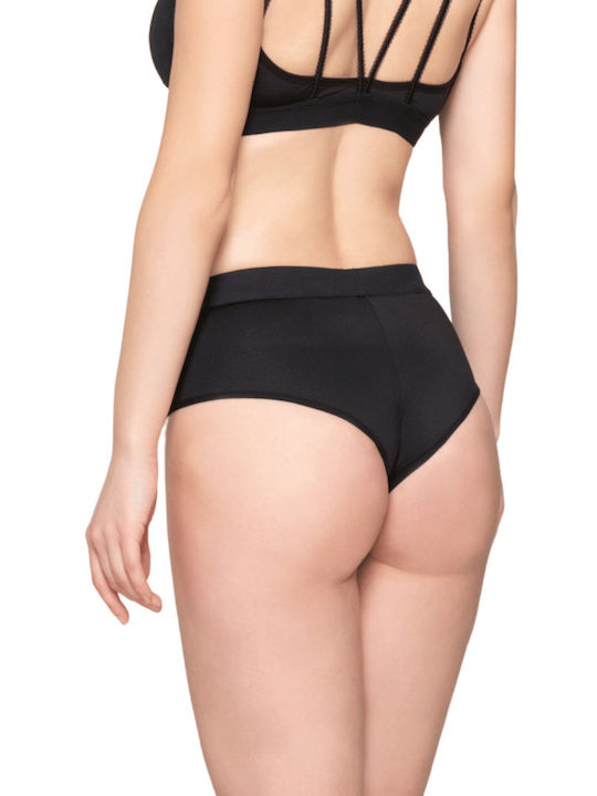 Hipster Γυναικεία Slip 2Pack Μπλε-μάυρο