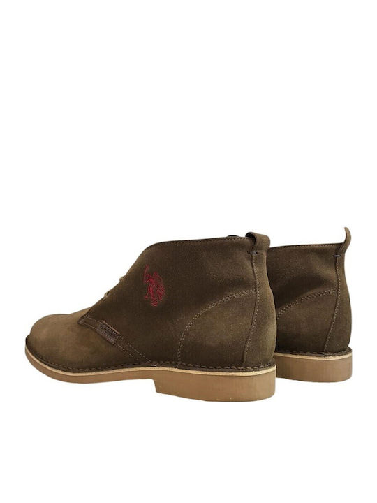 Wildleder Khaki Herrenstiefel