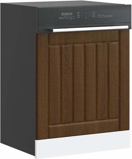 Vidaxl Dishwasher Table Lucca Brown Oak Engineered Wood