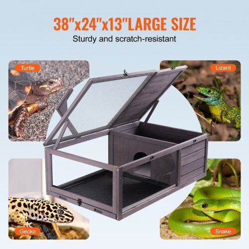 Vevor Reptile Terrarium Gray