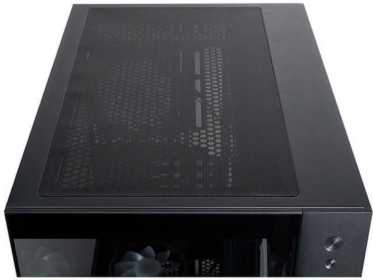 Chieftec Visio GM-30B-TG-OP Cube Κουτί Υπολογιστή με Πλαϊνό Παράθυρο Μαύρο