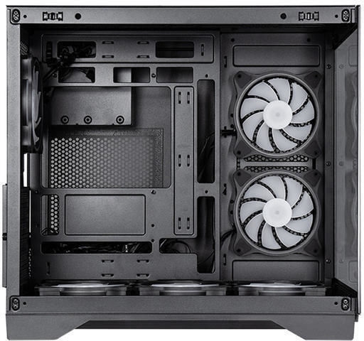 Chieftec Visio GM-30B-TG-OP Cube Κουτί Υπολογιστή με Πλαϊνό Παράθυρο Μαύρο