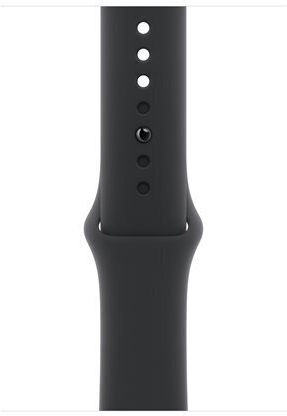 Apple Watch Series 10 Aluminiu 46mm Waterproof cu Pulsometru (Jet Black cu Black Sport Band - S/M)