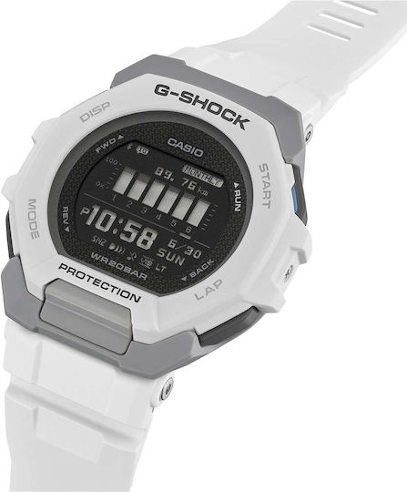 Casio G-Shock GBD-300-7 49mm Smartwatch Waterproof Alb