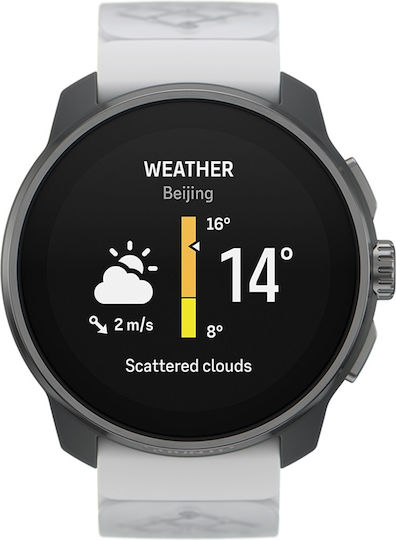 Suunto Race S Titanium 45mm Waterproof Smartwatch with Heart Rate Monitor (Canary)