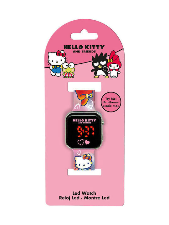 Hello Kitty Παιδικό Ρολόι 30mm Πολύχρωμο
