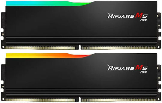 Ripjaws M5 RGB 96GB DDR5 RAM mit 2 Modulen (2x48GB) und Geschwindigkeit 5200 für Schreibtisch